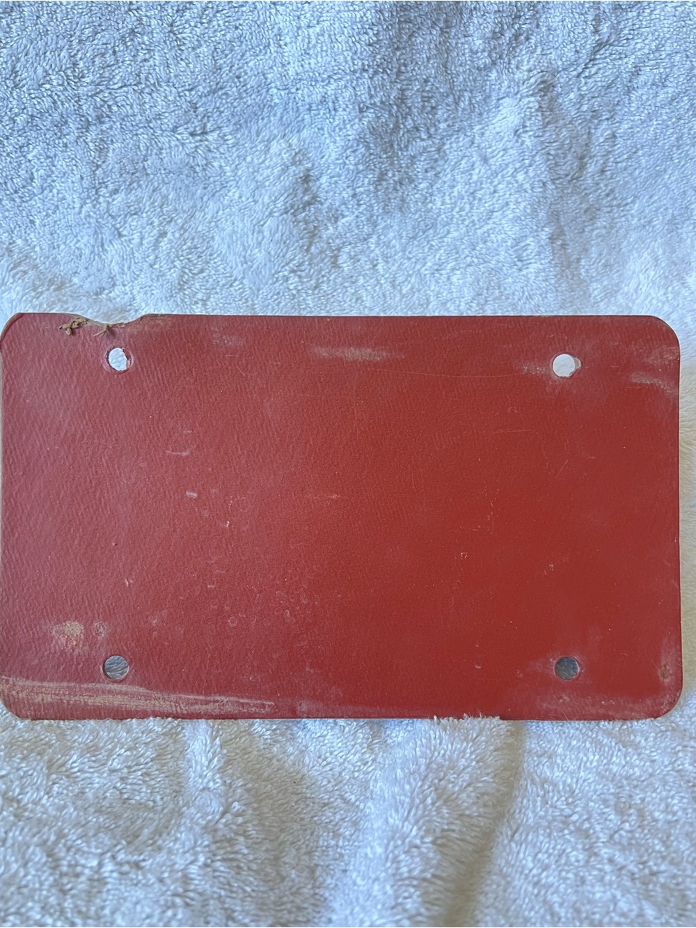 Vintage Alaska Fiberboard license plate 1946 Rare find - Picture 3 of 3